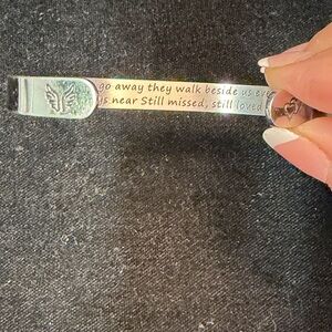Source Unknown Silver Inspirational Bracelet